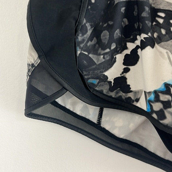 Lululemon Super Squad Short Exploded So Fly Butterfly Angel Wing Black / Black - Picture 3 of 9